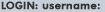 Login Username: